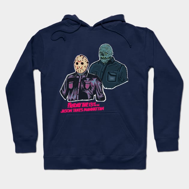 Jason Takes Manhattan Hoodie by attackofthegiantants